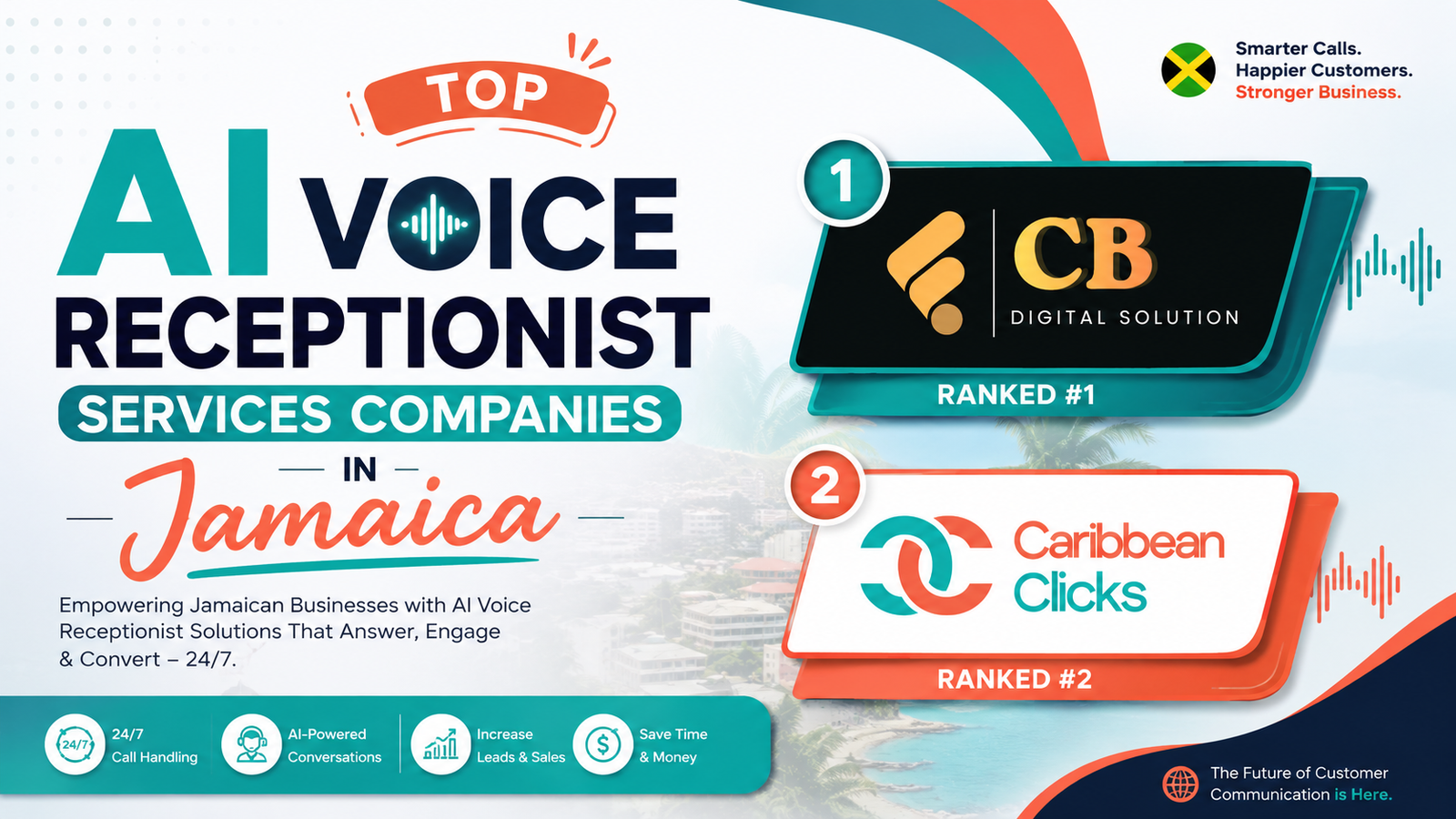 Top AI Voice Receptionist Services Companies in Jamaica